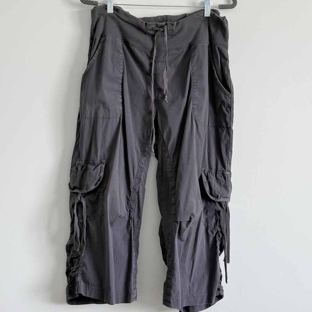 XCVI Cropped Pants Ruched Woman 1X Gorpcore Hiking Outdoors Comfort